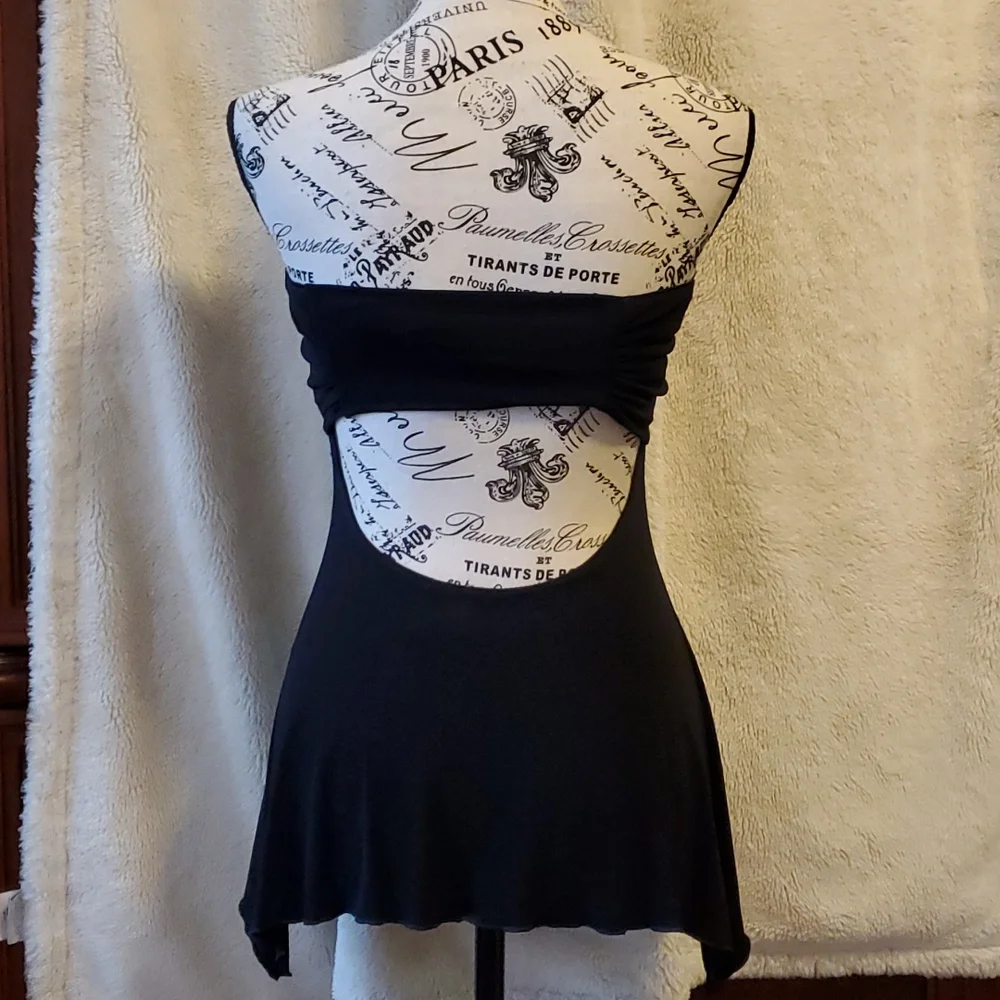 Strapless black top - Picture 2 of 4